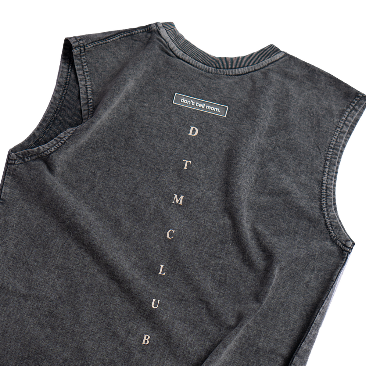 Charcoal grey acid wash