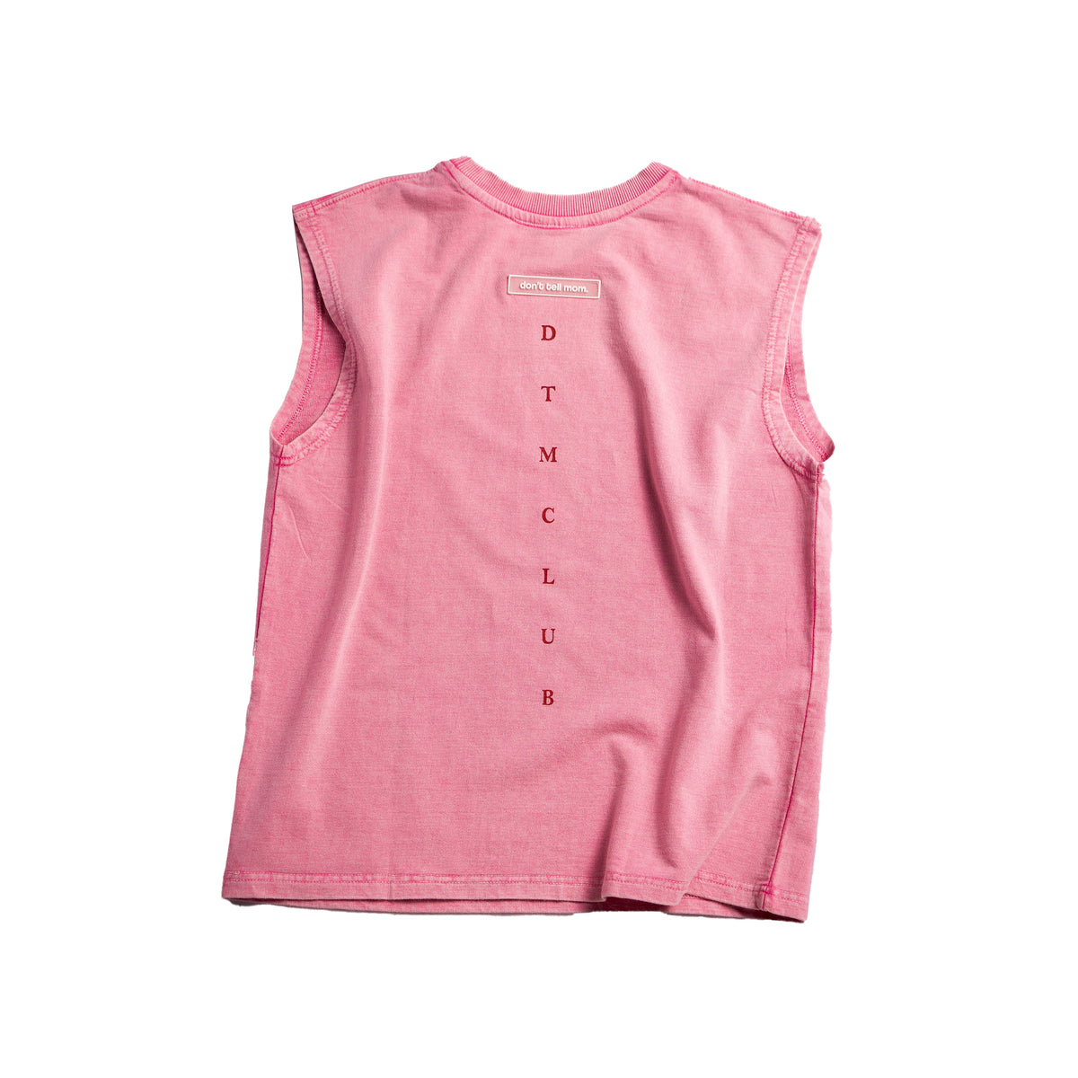 Pink acid wash Sleeveless