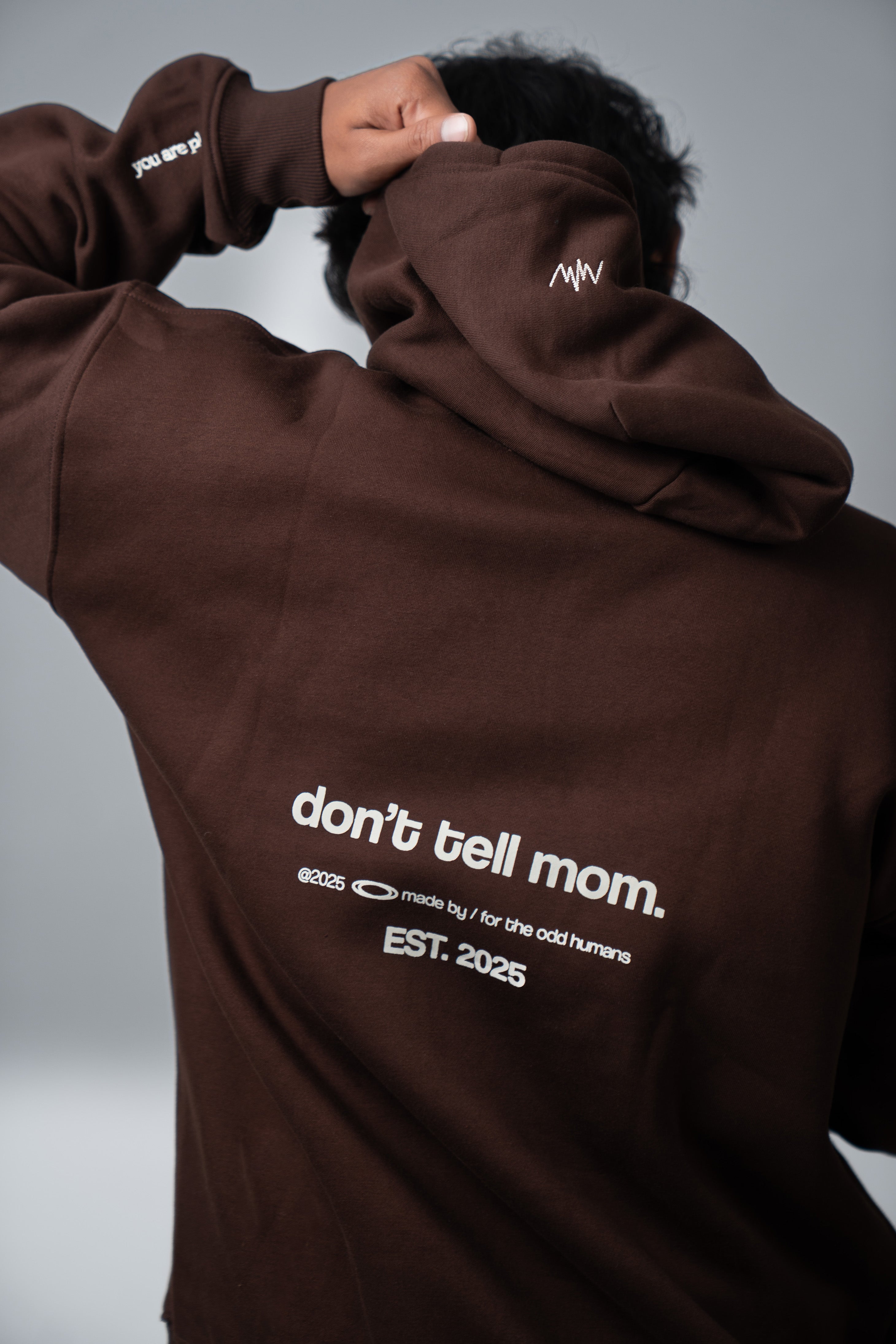 Insecure Brown Hoodie
