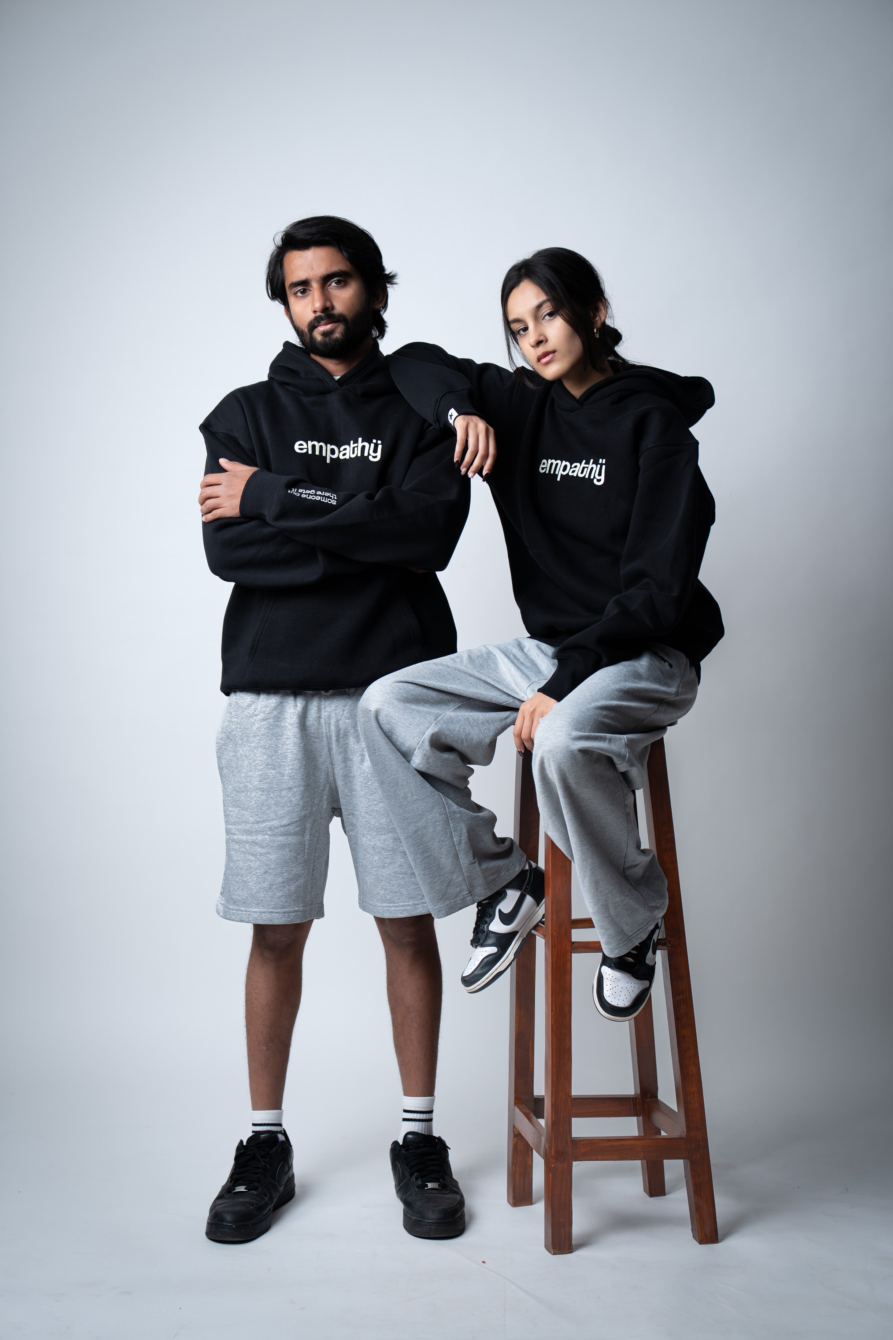 Empathy Black Hoodie