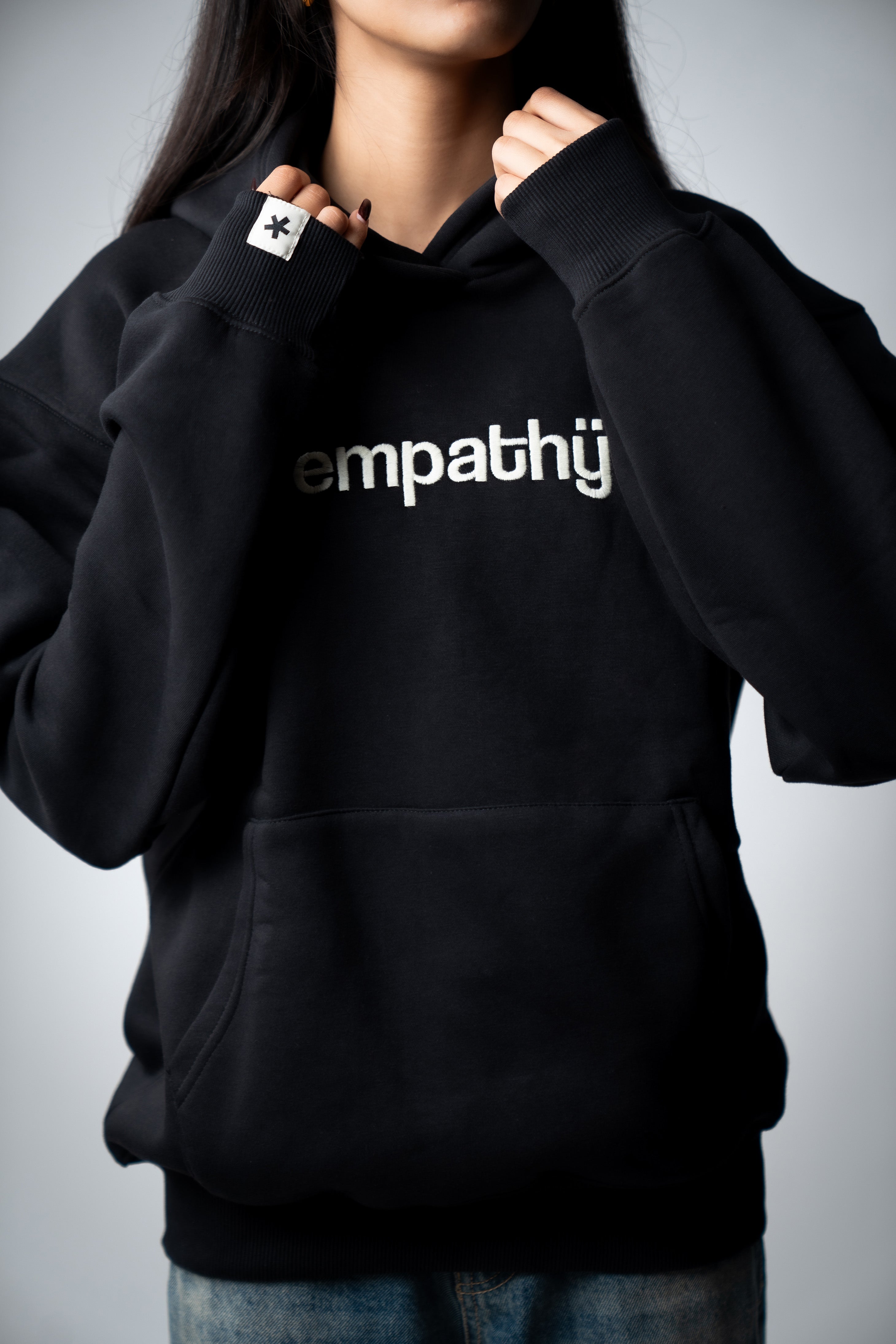Empathy Black Hoodie