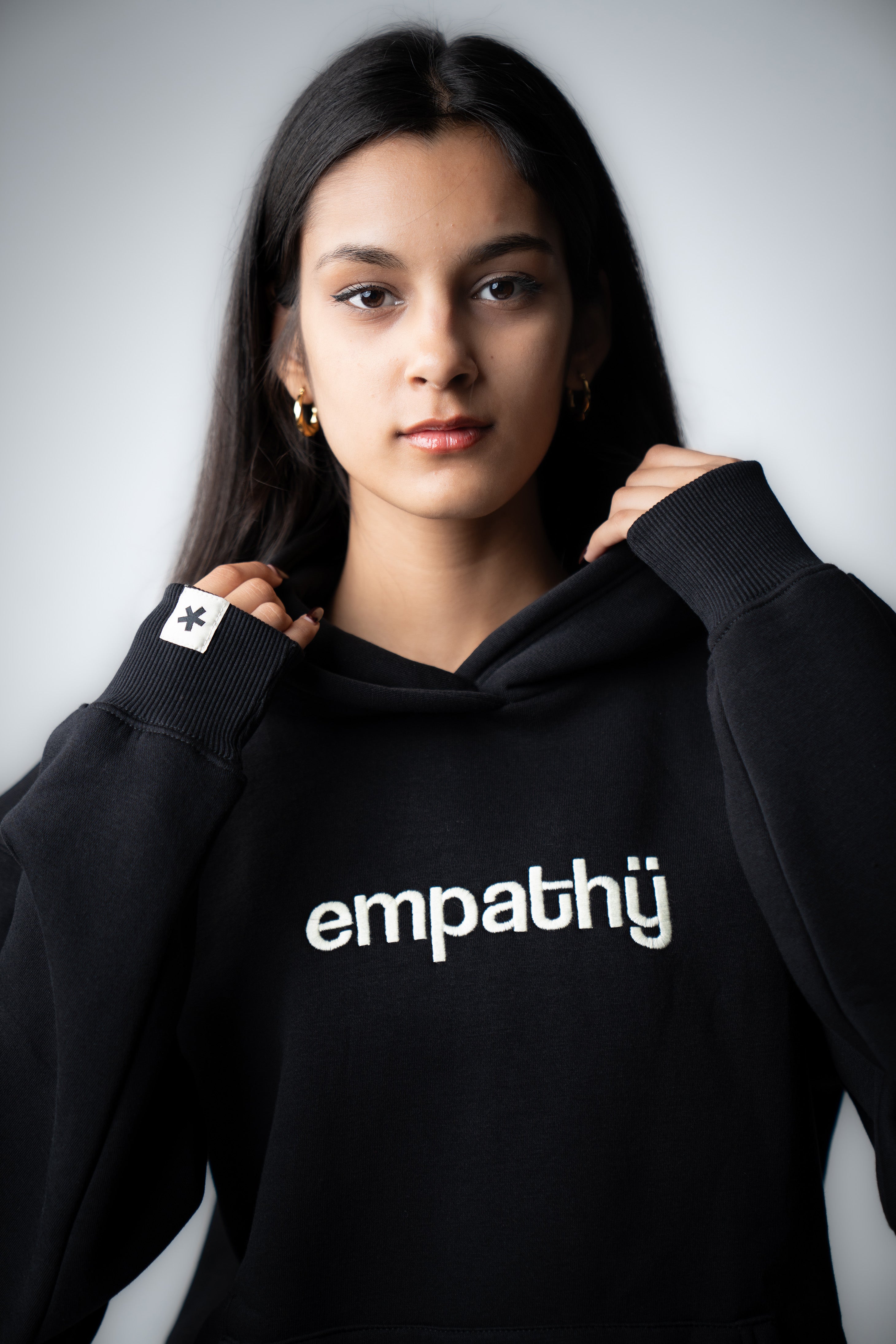 Empathy Black Hoodie