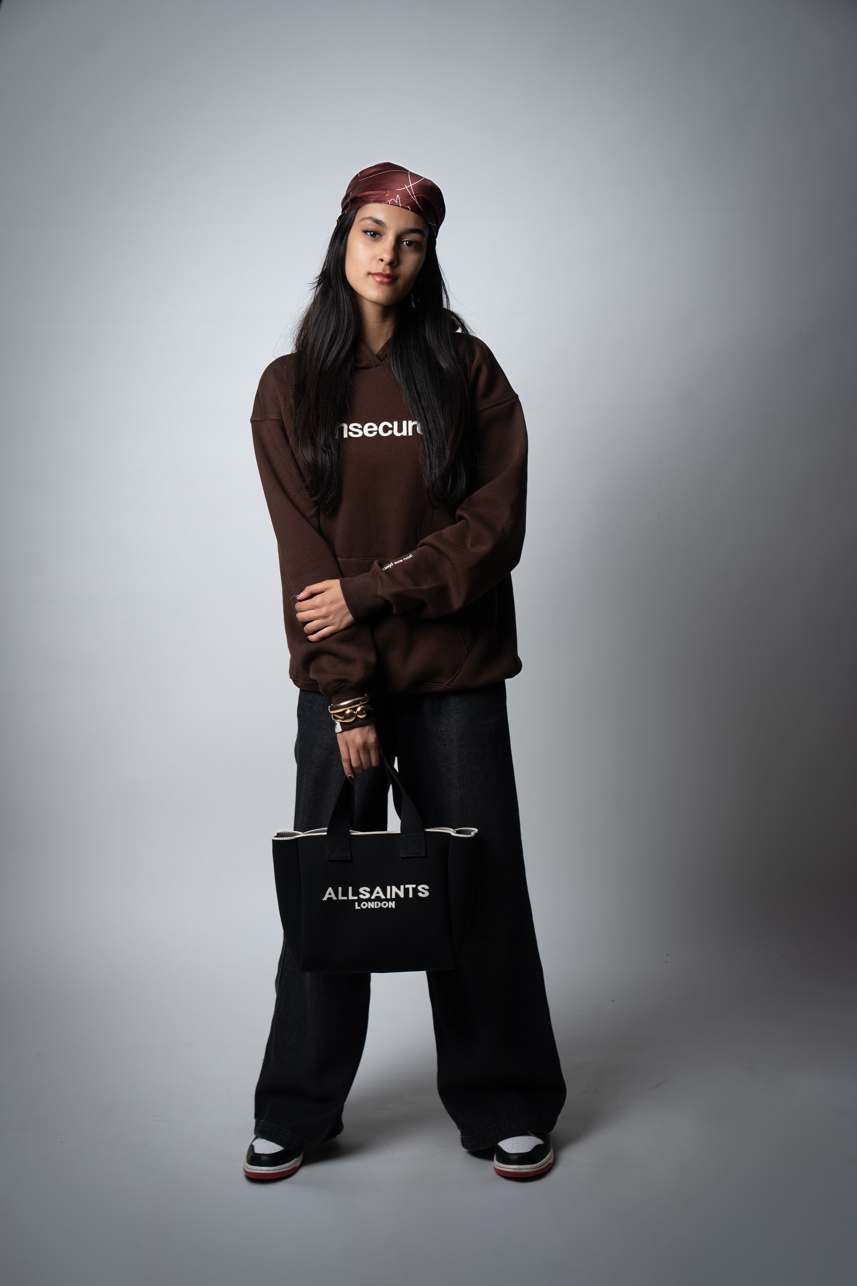 Insecure Brown Hoodie