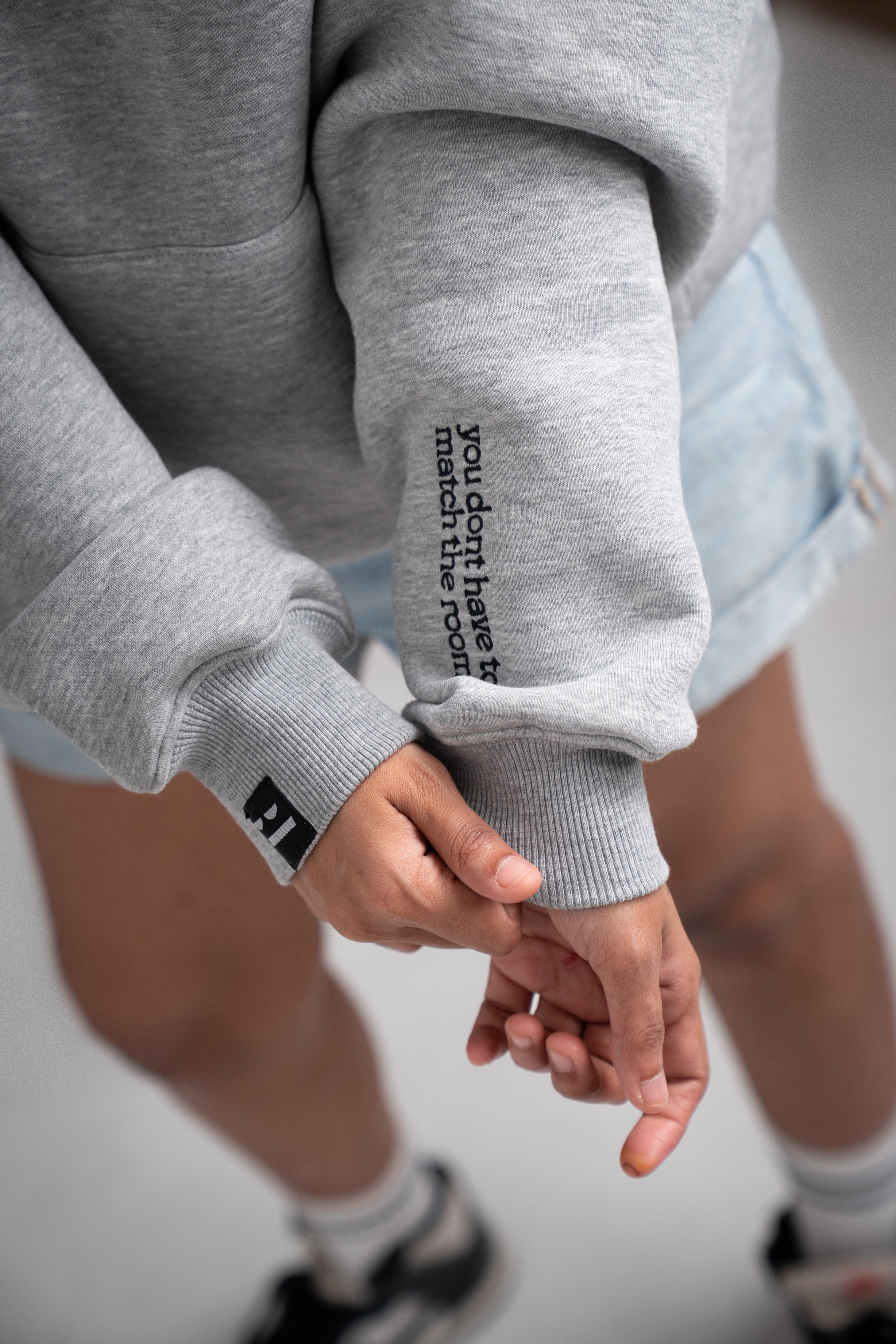 Imposter Grey with Black Hoodie